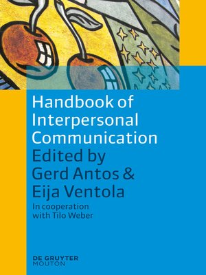 cover image of Handbook of Interpersonal Communication
